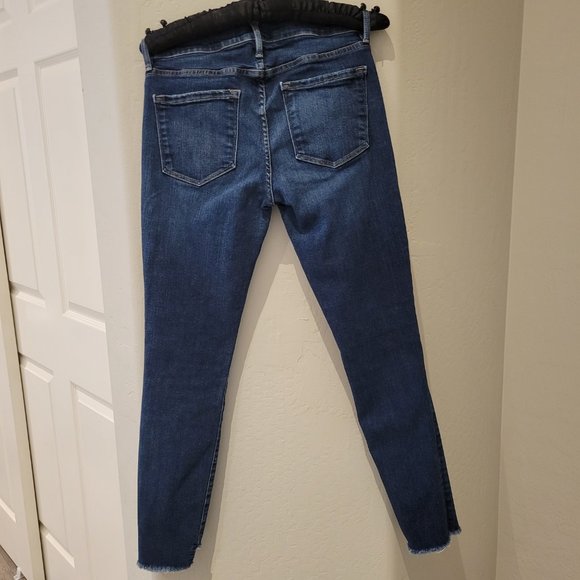 FRAME Le Skinny de Jeanne Tulip Hem Jeans Size: 27 - Picture 9 of 12